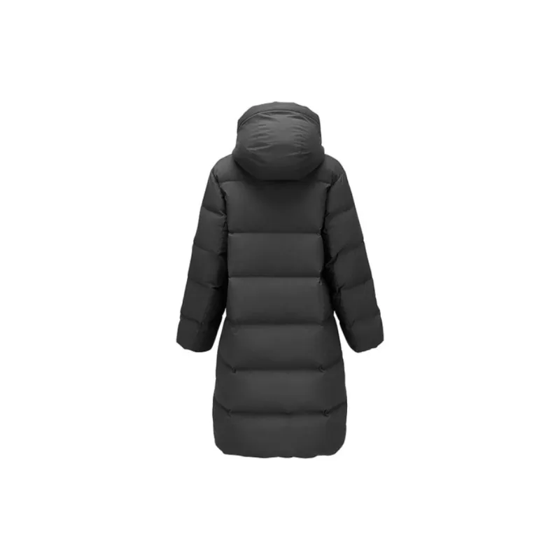 Skechers Comfort Sports Series Down Jacket Women's Carbon Black-1