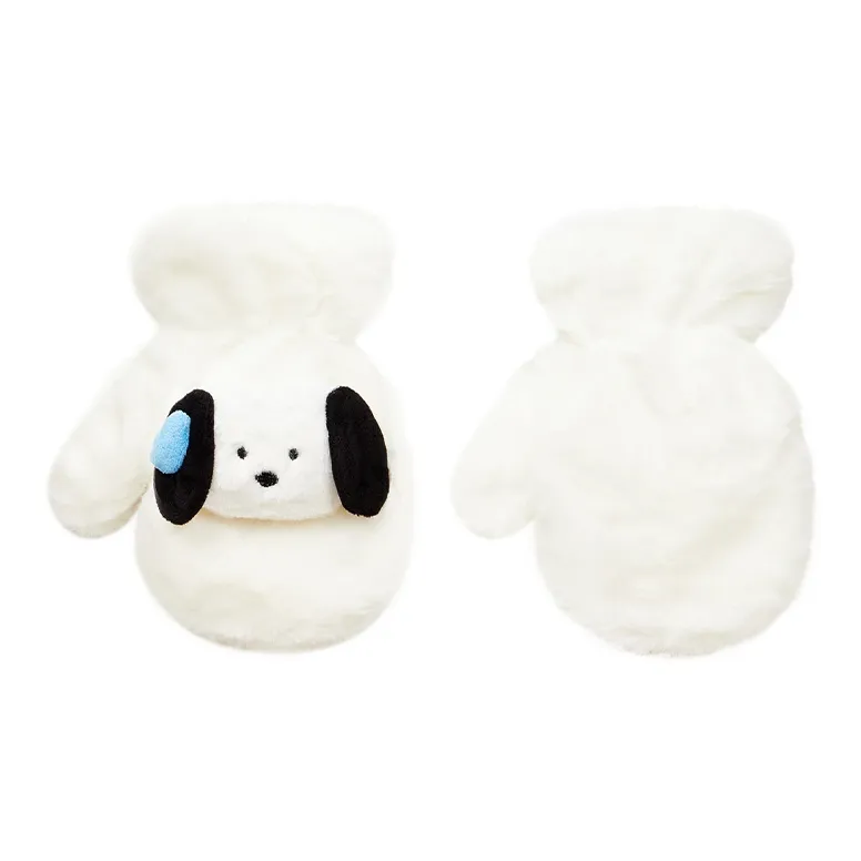 MUYKUY Polyester Gloves Women's White-2