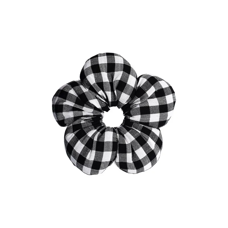 ROYALSASA Cotton Linen Blend Hair Tie Women's-2