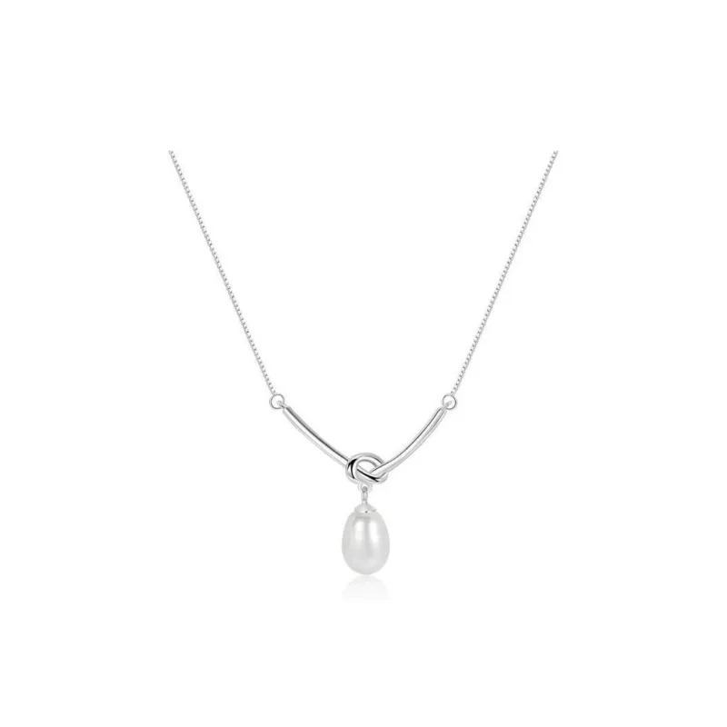 KING OF BLING 925 Sterling Silver, Freshwater Pearl Necklaces Women's-0
