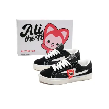 ALI THE FOX Anti Slip Wear Resistant Lightweight Breathable Low Top Skateboard Shoes Unisex