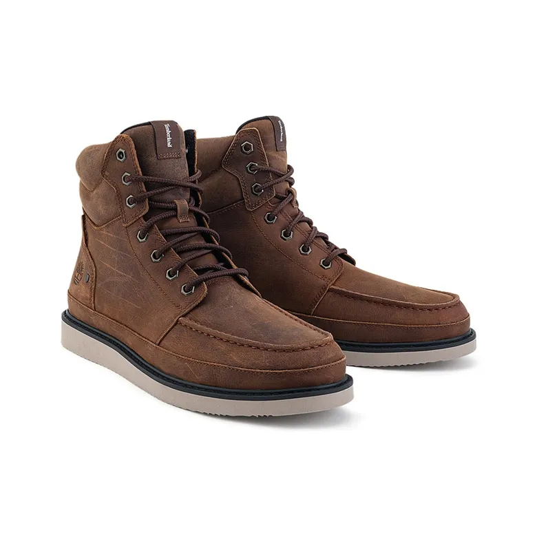 Timberland Wear Resistant Short Outdoor Boots Men's Dark Brown-2