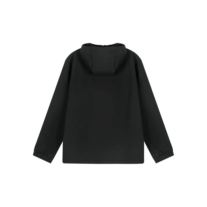 XTEP Trench Coat Men's Jet Black-1