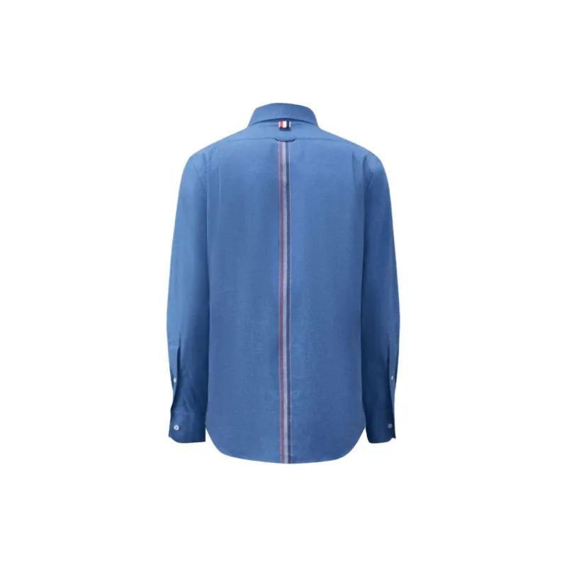 THOM BROWNE Striped Detail Shirt-1