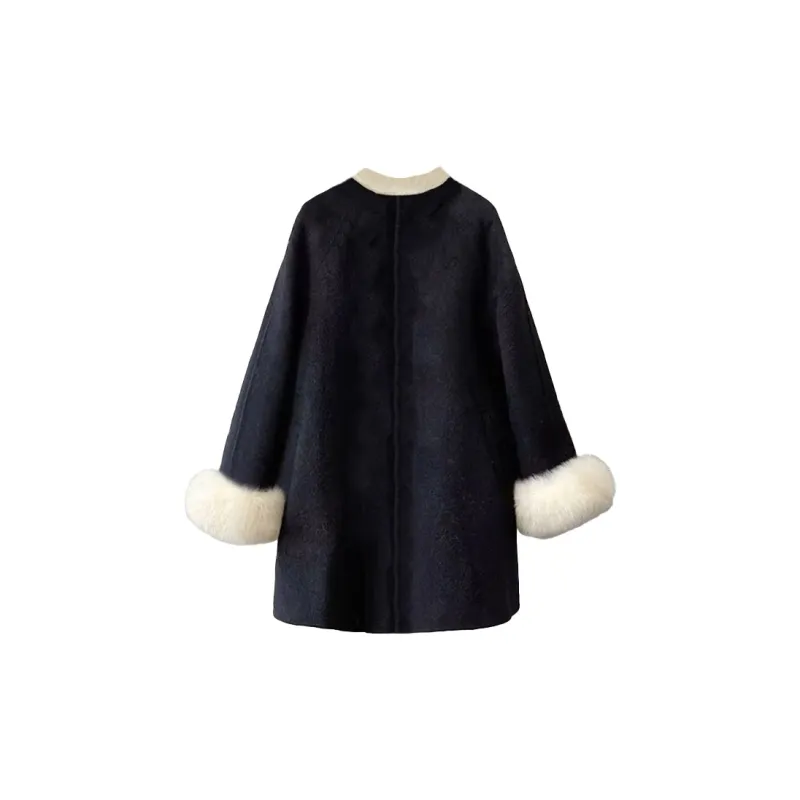 PAZZO Woolen Coat French Cloak Coat Women's-3