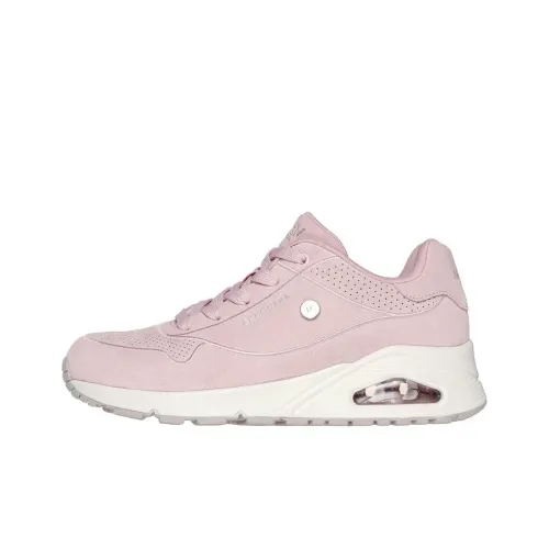 Martha Stewart x Skechers Uno Anti-Slip Wear-Resistant Low-Top Casual Shoes Women's Pink