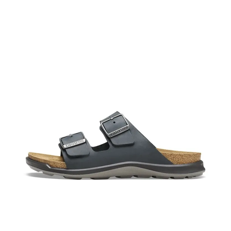 Birkenstock Arizona Crosstown PU Polyurethane Slip Resistant Slide Slippers Women's Black Regular-0