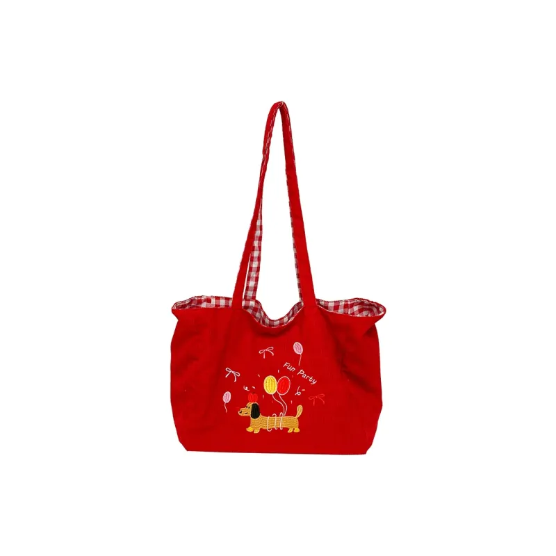 YUANTUZHE Strips Tote Bag Shopping Bag Shoulder Bags Women's Multicolor-0