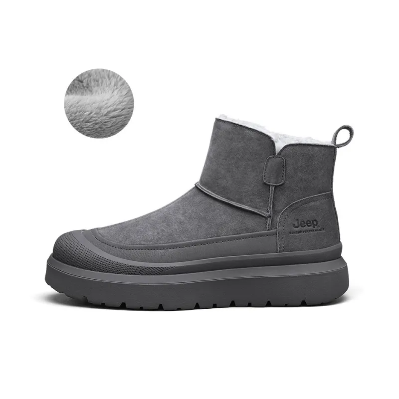 Jeep Classic Snow Boots Short Mid-Calf Snow Boots Men's-7