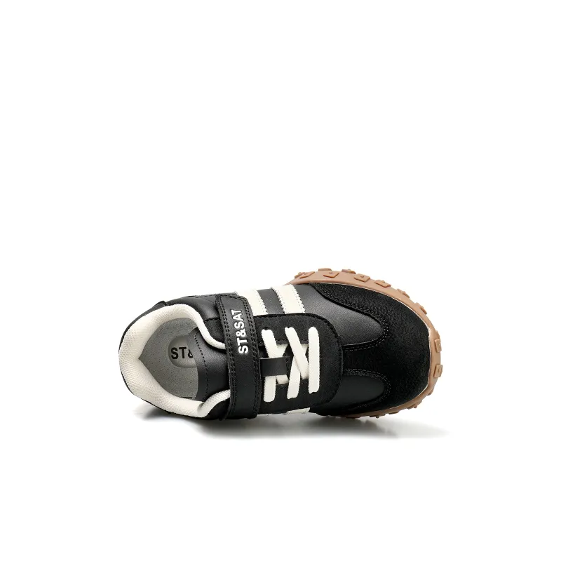ST&SAT Wear Resistant Water Resistant Lightweight Cushioning Quiet Low Top Kids Lifestyle Shoes Kids'-12
