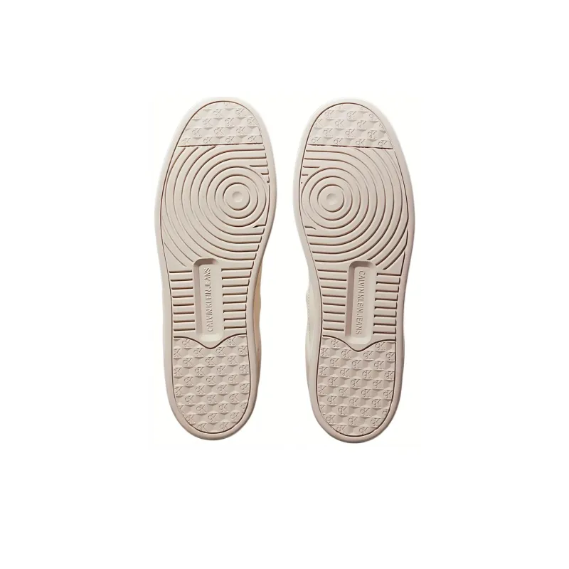 CKJ CALVIN KLEIN JEANS Low Top Skateboard Shoes Men's White-5