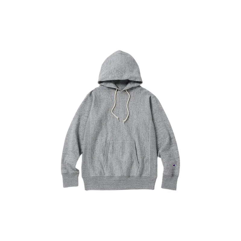 Champion Logo patch Drawstring Hoodie-5
