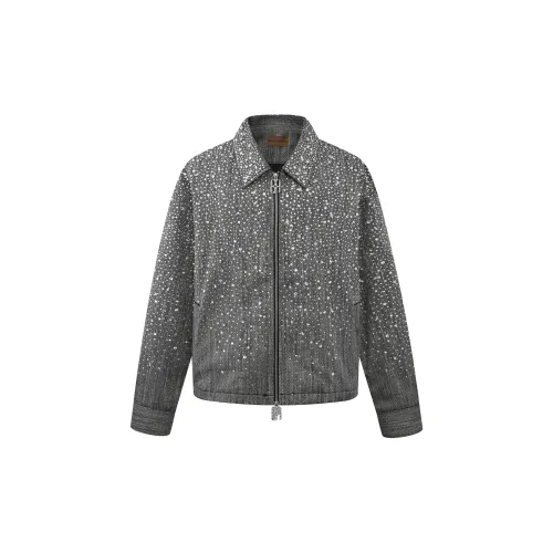 BIRTH OF ROYAL CHILD Rhinestone embellished 'Light ' Jacket