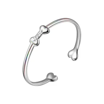 LAOYINJIANG S999 Fine Silver Bangles Women's