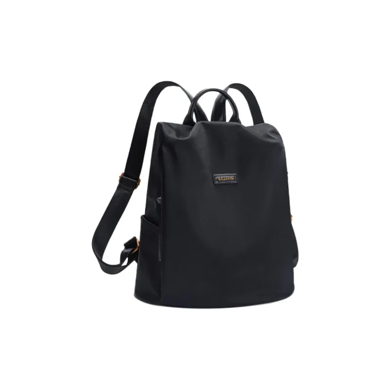 GELANNI Nylon Backpack Unisex Black-1