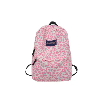 KAMLUI Nylon Backpack Regular Unisex Leopard Pink Black Blue