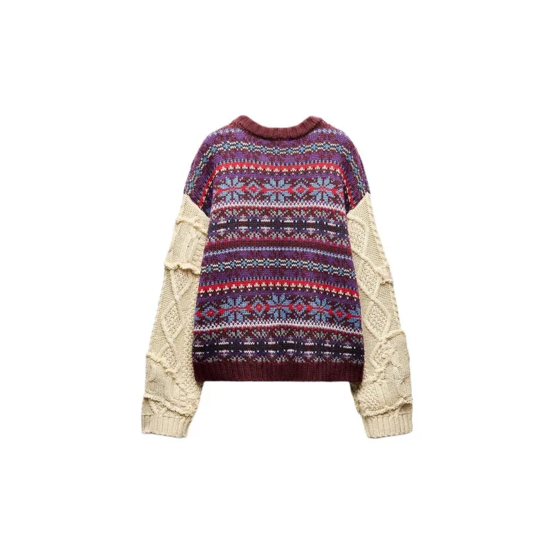 ZARA Sweater Women's Multicolor-1