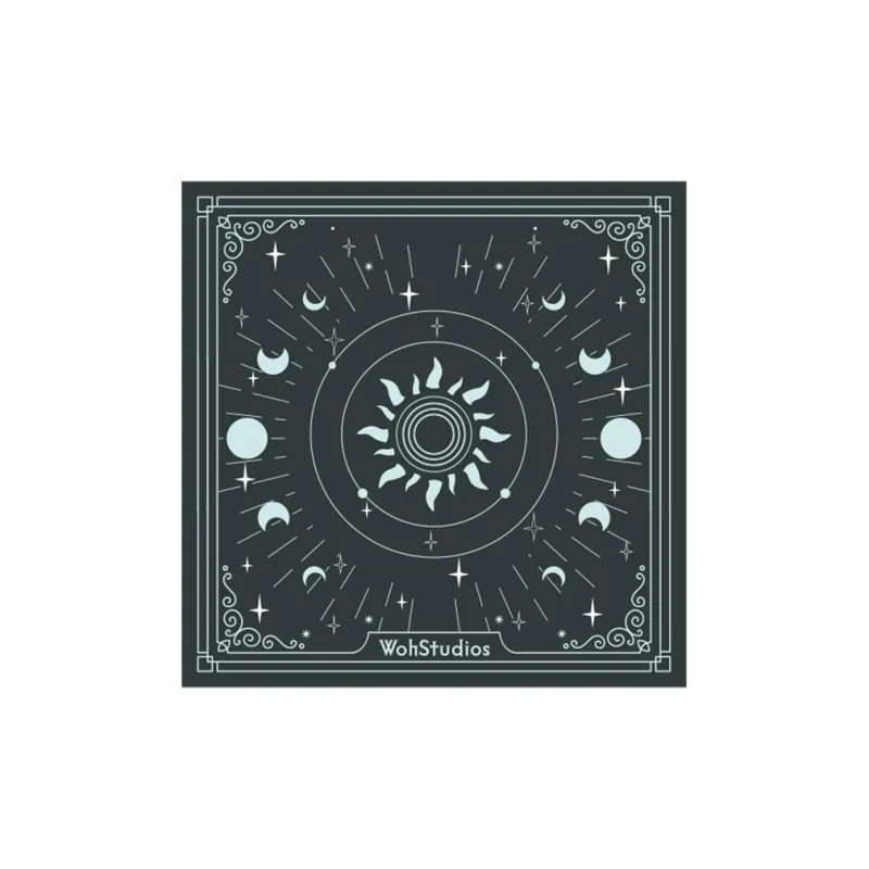 WohStudios Tarot Card Tablecloth & Table Mat Good Looking Collection Exquisite Illustration Style Board Games-6