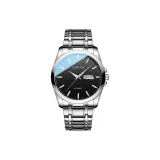 Silver Black Dial