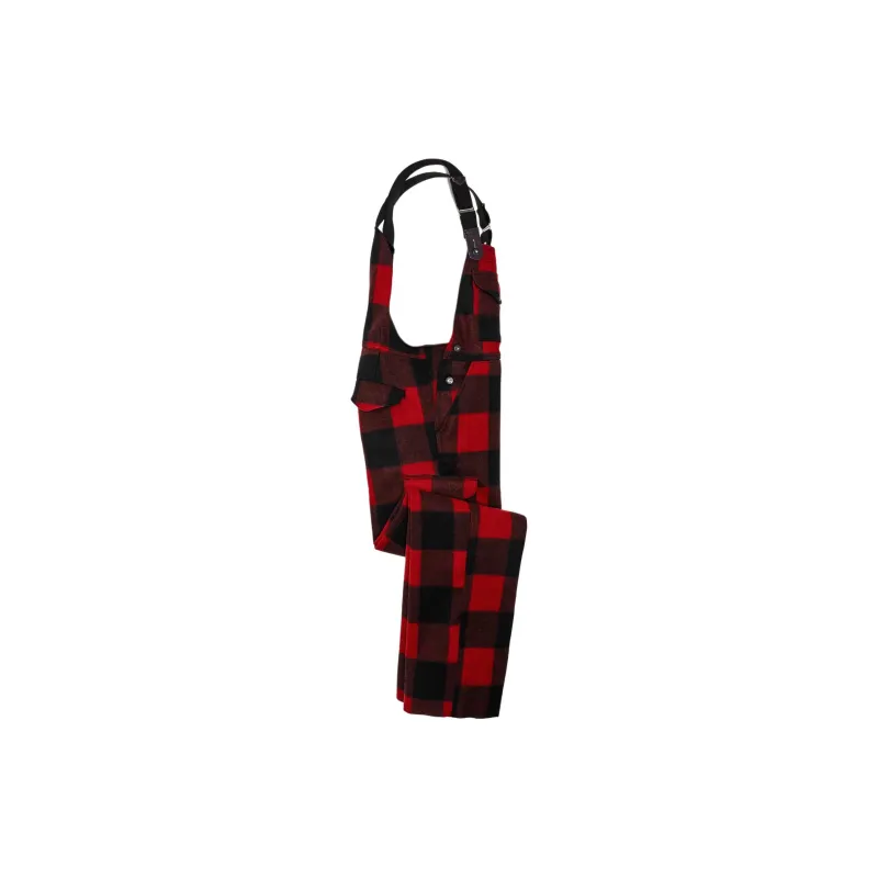 Filson FW24 Mackinaw Overalls Men's Red Black-2