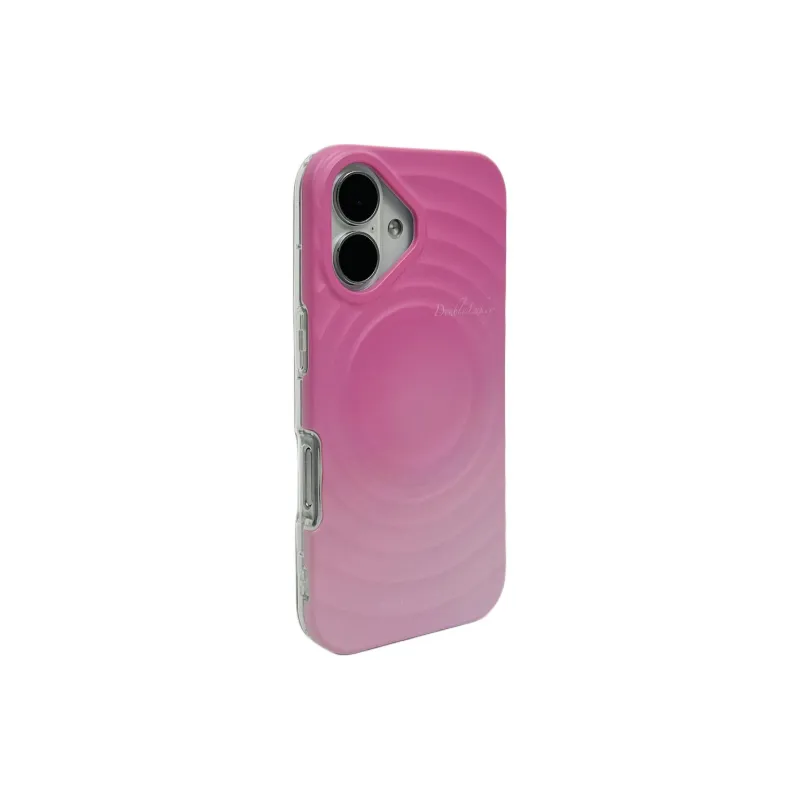 Wei Xin Acrylic Material Pink Donut Magnetic Stand Phone Cases Compatible With IPhone 16/15 Pro Max/Apple 13/14 Pro/Max-5