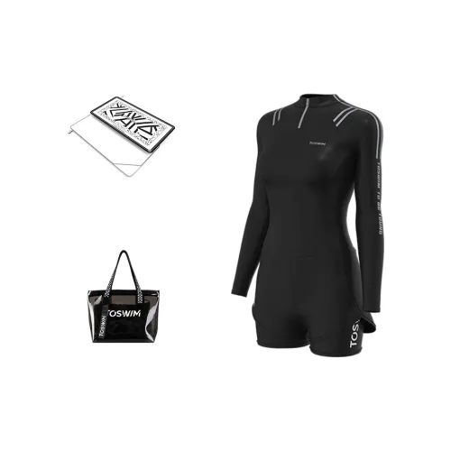 TOSWIM Swim Set Vacation Three Piece Set Women's Original Sea Aurora