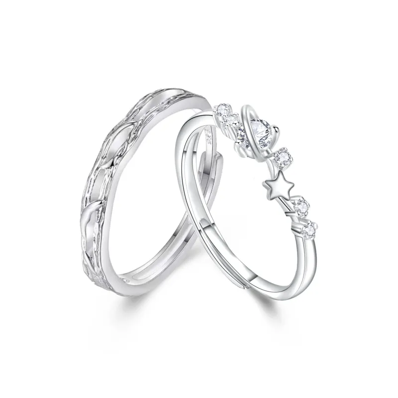 ERROR Sterling Silver Rings Unisex-5