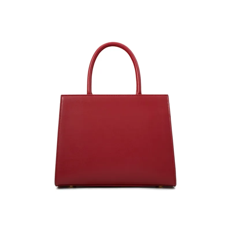 Vigno Synthetic Leather Shoulder Bag Crossbody Bag Handbag Medium Size Women's Red-19