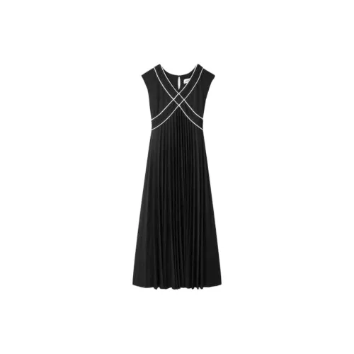 Lily Brown Sleeveless Dress Women's
