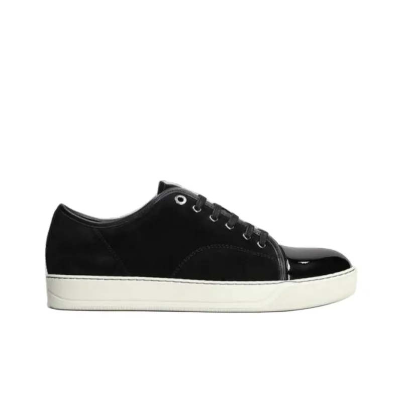 Lanvin DBB1 Low Top Skateboard Shoes Men's Black-1