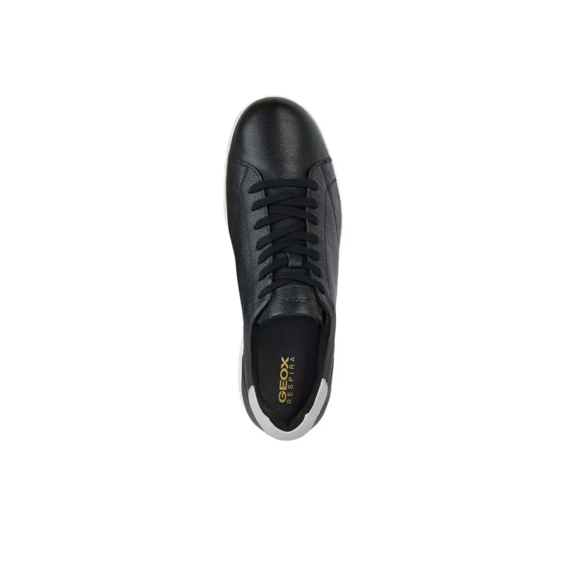 GEOX Kennet Anti-Slip Wear-Resistant Low-Top Skateboard Shoes Men's Black-4