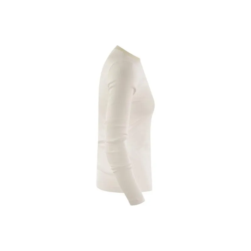 Fabiana Filippi Long Sleeved Crewneck Ribbed T Shirt-2