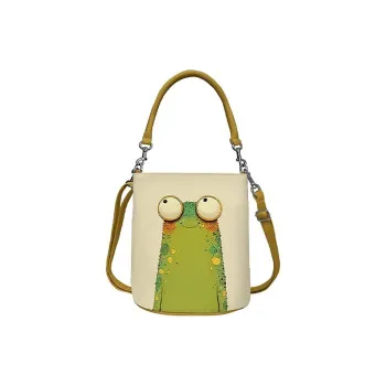 AOSONG Suede Technology Fabric Shoulder Bag, Crossbody Bag, Handbag Unisex Green