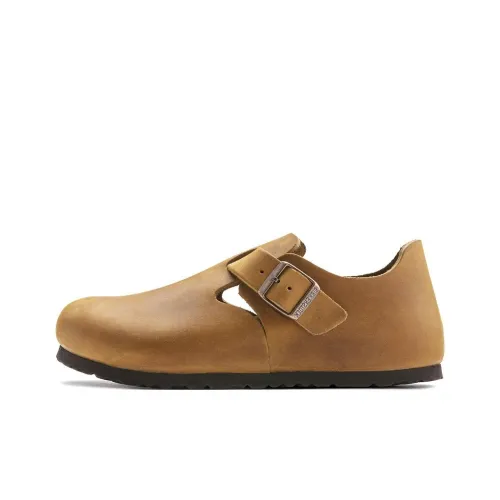 Birkenstock London Series Low-Top Casual Shoes Unisex Ginger Brown Regular
