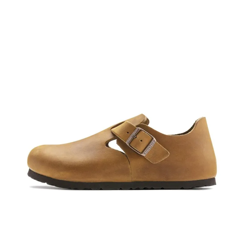 Birkenstock London Series Low-Top Casual Shoes Unisex Ginger Brown Regular-0