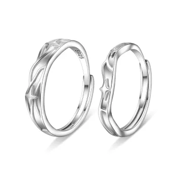 SOFTDORA 925 Sterling Silver Rings Unisex
