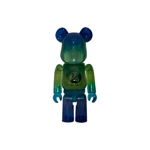 BE@RBRICK GRADATION CLEARGreen Ver./ BE@RBRICK GRADATION CLEAROrange Ver.