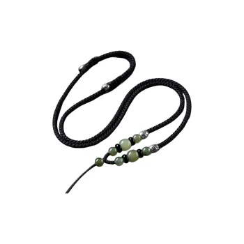 Andaozi Hetian Jade Necklaces Green Jade Unisex