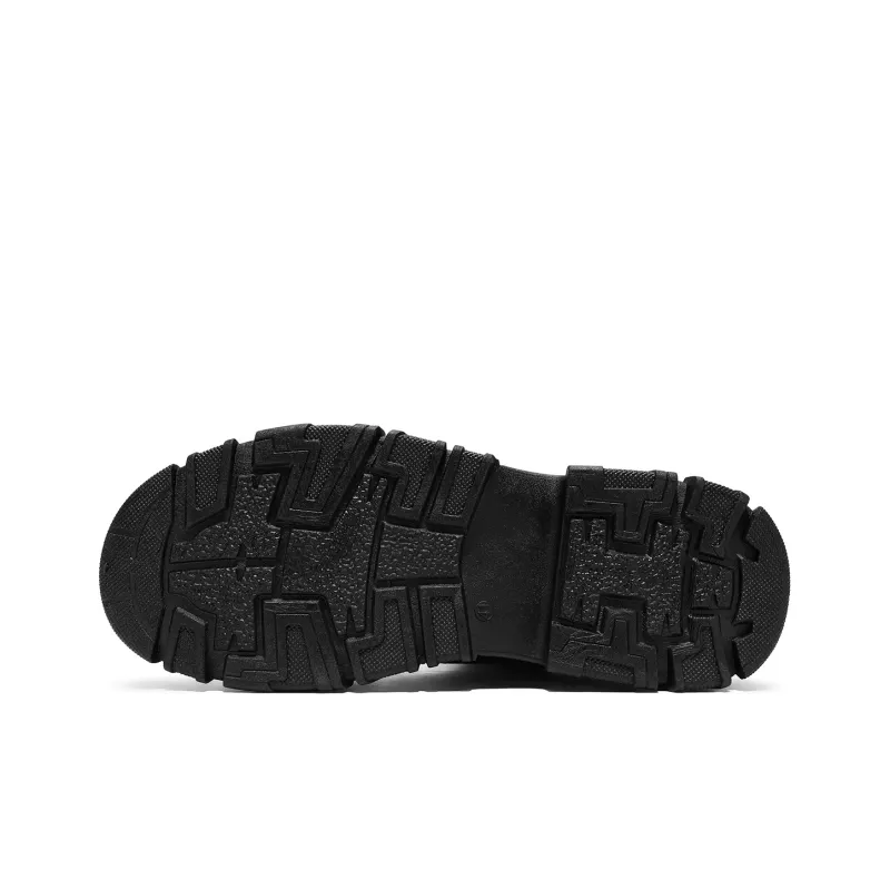 Binary Work Boots Men Mid Top Black-12