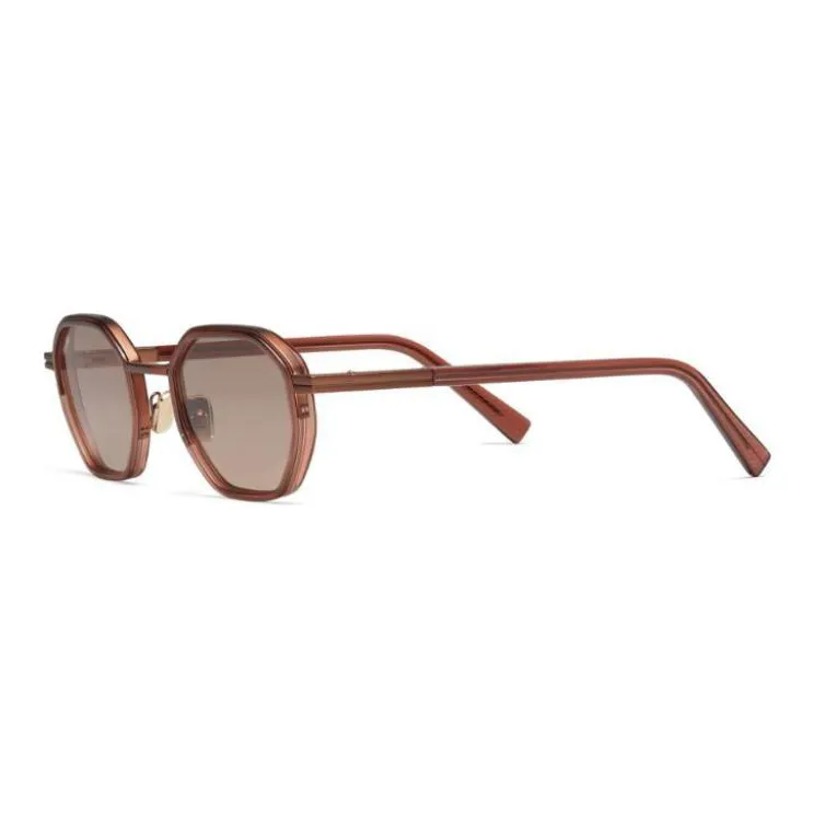 Ermenegildo Zegna Irregular Frame Sunglasses-0