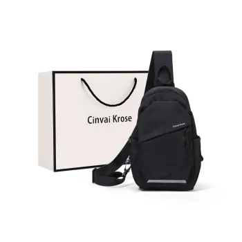 CinvaiKrose Fabric Shoulder Bag, Crossbody Bag, Sling Bag, Sports Backpack Small Size Unisex Multicolor