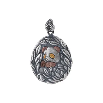 JINLUWANG 990 Silver Pendants Women's