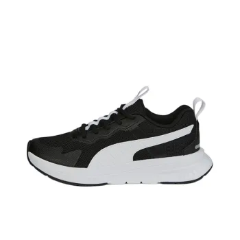 PUMA Evolve Run Mesh Anti Slip Wear Resistant Low Top Kids Lifestyle Shoes Black Teenagers