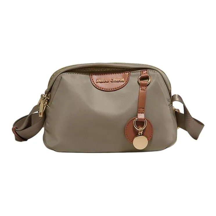 Marino Orlandi Fabric Shoulder Bag, Crossbody Bag Regular Women's Black/Army Green/Khaki/Ecru-12