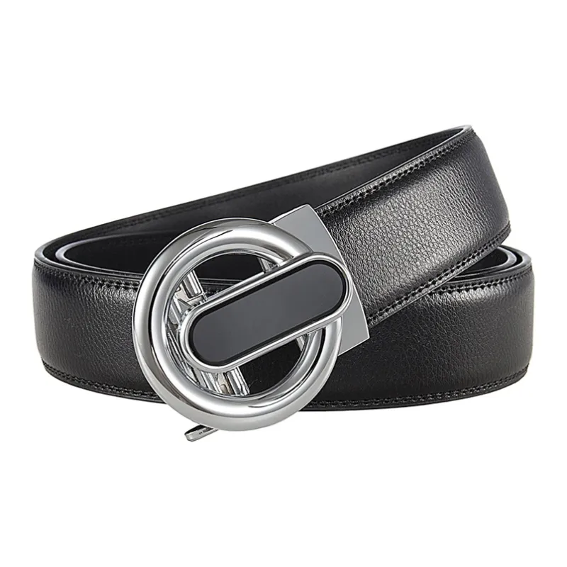 YUZHAOLIN Cow Split Leather Leather Belts Men's 3.5CM-4