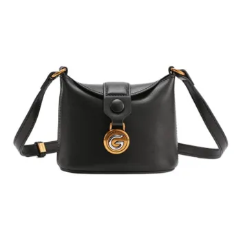 GELANNI Cow Leather Crossbody Bag Women's Black/Blue/White