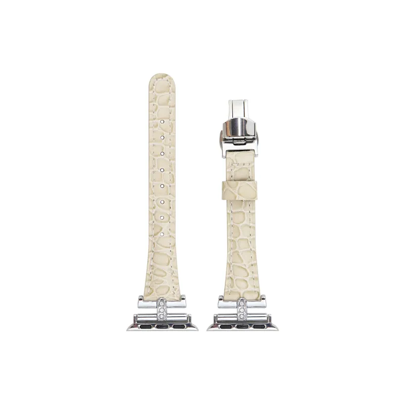 Warbler Dew Apple Compatibility Watch Band Genuine Leather Material-8
