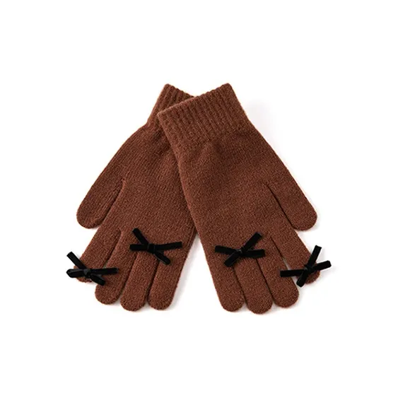 Lanza Acrylic Knit Gloves Women's-2