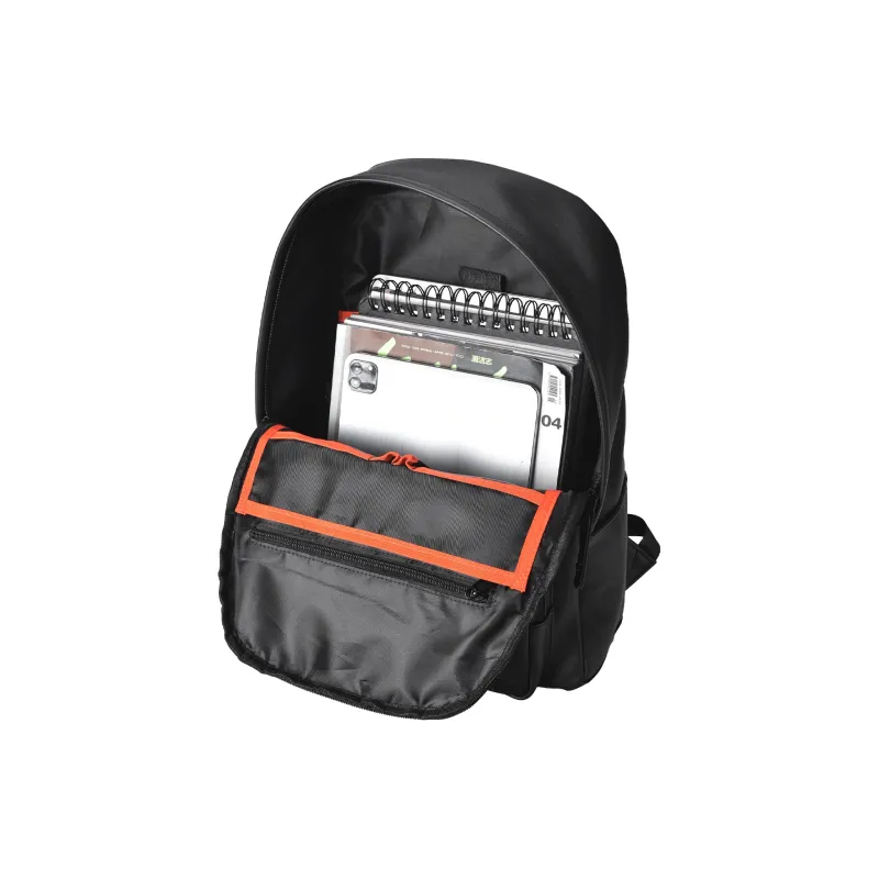 ONRF PVC Computer Backpack Regular Unisex Black-2