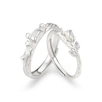 AFN S999 Fine Silver Rings Unisex